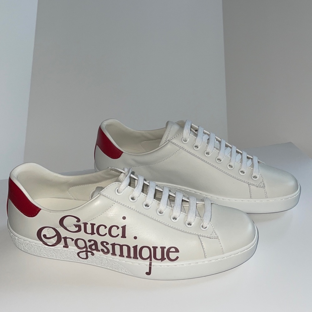Gucci “Orgasmique” Leather Sneakers